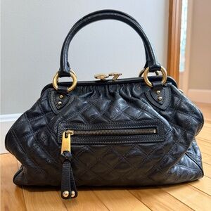 MARC JACOBS Quilted Leather Stam Bag